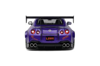 Nissan GT-R (R35) lila Liberty Walk Body kit 2.0 2022 S1805812 Solido 1:18 Metallmodell